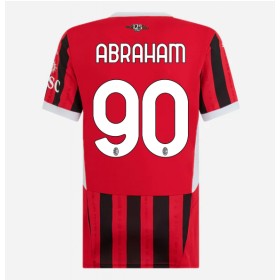 AC Milan Tammy Abraham #90 Hjemme skjorte til dame 2024-25 Kortermet